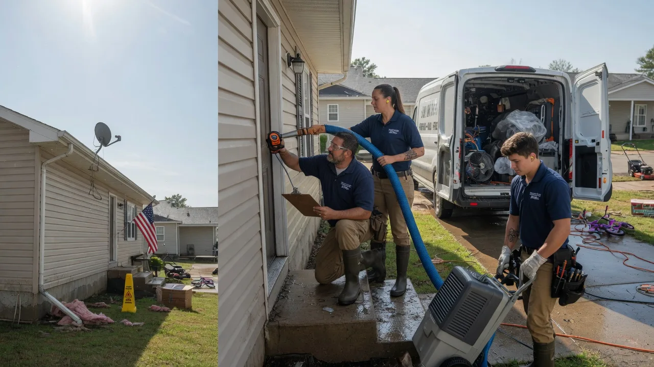 Ceiling Water Damage Restoration in Sidney, MT near me